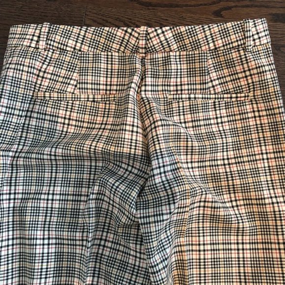 Massimo Dutti Plaid 100% Wool Pants - Size 6 - Picture 6 of 7